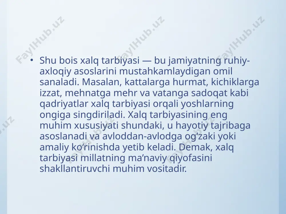 xalq tarbiyasi va avlodlar vorisligi - Page 4