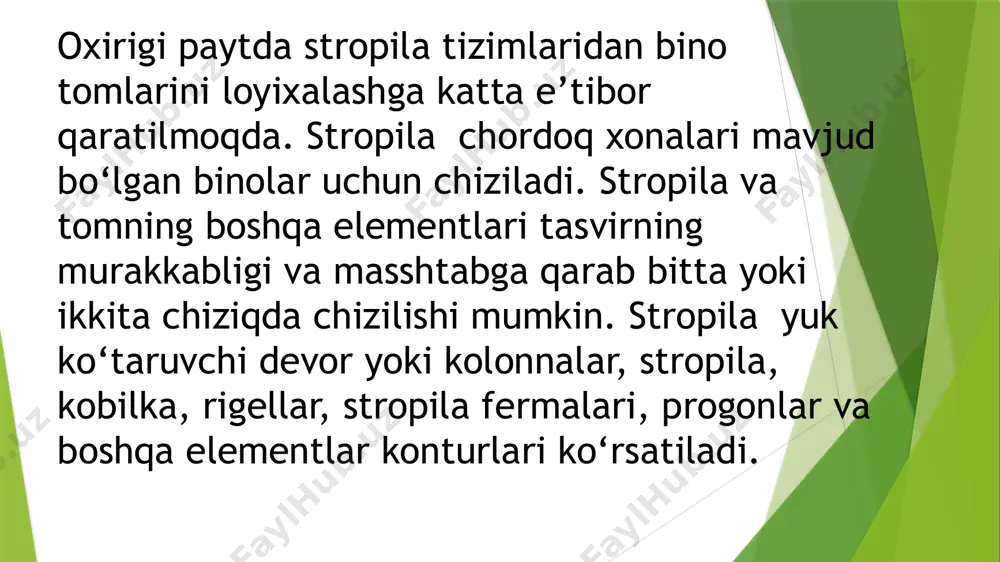jamoat binosining strapilava tom rejasini ishlab chiqish loyihasi - Page 3