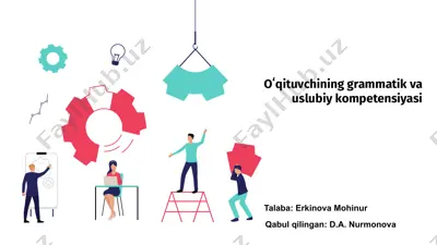 grammatik va uslubiy kompetensiyasi — PPTX