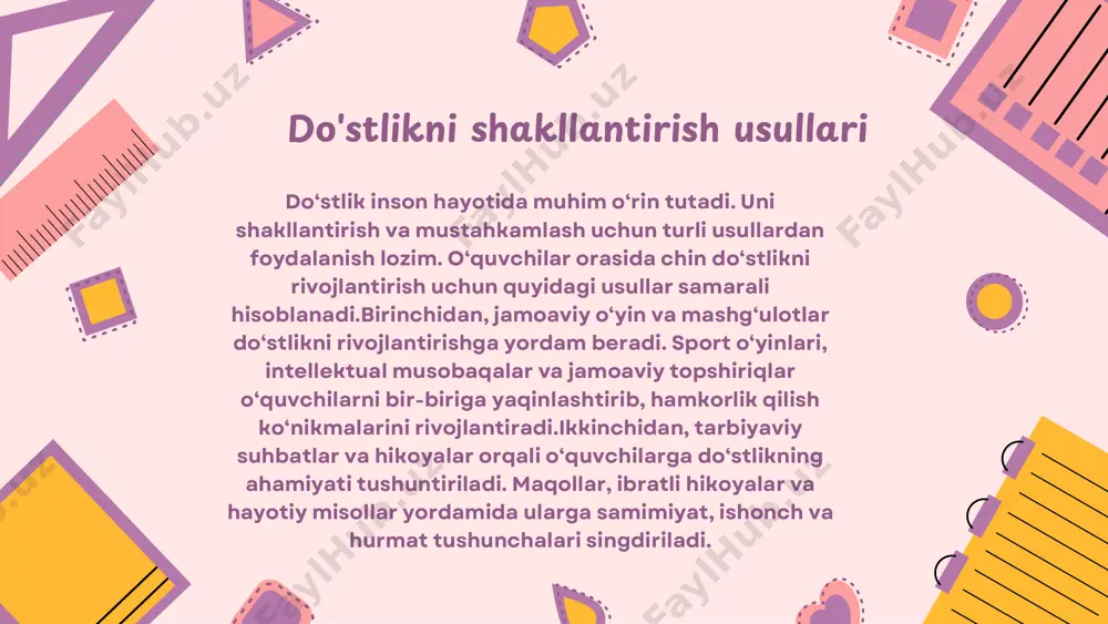 do'stlikni tarbiyalash - Page 5
