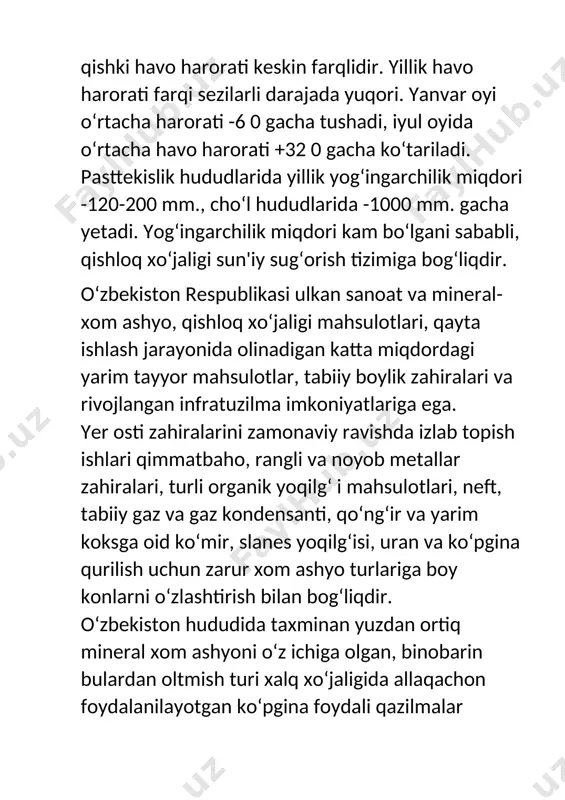 z sathidan 610 m baland) bor. asosiy daryolari: temza, severn, tayn, mers. shimoliy irlandiyaning katta qismini tekisliklar egallagan bo‘lib, markazida britan orollaridagi eng yirik ko’l — lox-ni (maydoni — 390 km.kv) joylashgan. shimoliy irlandiyaning eng baland nuqtasi muri tog‘laridagi sliv-donord (852 m) cho‘qqisidir. shimoliy irlandiyaning eng yirik daryolari: foyl, yuqori bon va quyi bon. shotlandiya hududlari asosan tog‘lardan iborat, biroq uni o‘z navbatida uch qismga bo‘lish mumkin: shimolda — xeylands, markazda — sentral loupends va janubda sazen aplends. shotlandiyaning asosiy daryolari: kloyd, tey, fors, tvid, di va spey. ko‘p sonli ko‘llar orasida lox-ness, lox-tea va lox-ketrinlar alohida ajralib turadi. uels ham shotlandiya kabi tog‘li hudud, biroq tog‘lar bu yerda unchahk baland emas. asosiy tog’ tizmasi uels markazidagi kembri tog‘laridir. uelsning yirik daryolari: di, usk, teyfi. eng yirik ko‘li — bala. iqlimi — yumshoq va nam. foydali qazilmalardan shimoliy dengizdan qazib olinadigan neft va gaz konlariga, shuningdek, ko‘mir va ohaktosh konlariga …