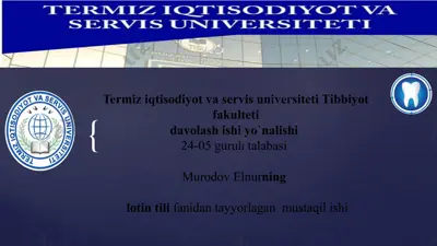 anatomik iboralarning tarjimasi — PPTX