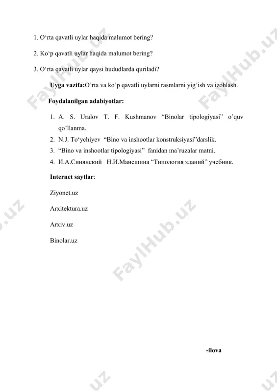turar joy binolarining sinflanishi - Page 5