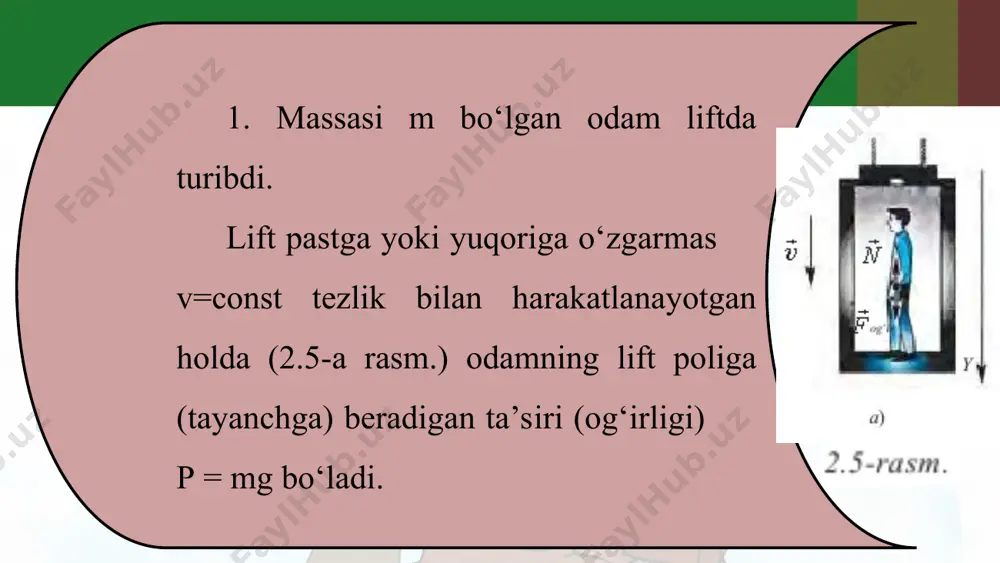jism og‘irligining harakat turiga bog‘liqligi 10 - sinf - Page 3