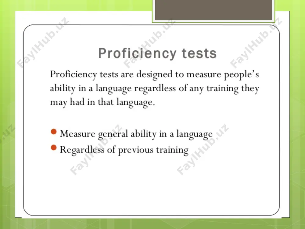 types of tests - Page 5