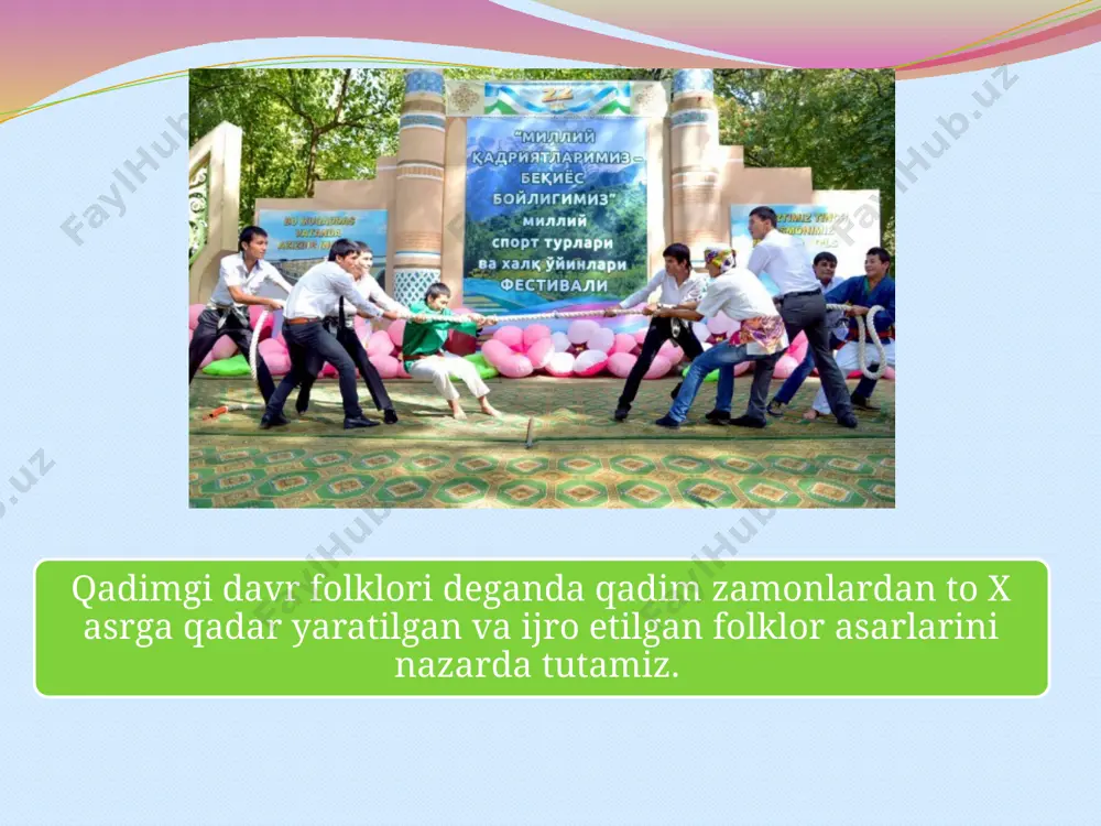 yvonlarga, olov, tog`, o`rmon va suvga sig`inish mavjud. «avesto»da ikki yaratuvchi kuch - yaxshilik va yomonlik axuramazda (xurmuzd) va ahriman (angra manyu) qiyofasida namoyon bo`ladi. mazkur kitob g`oyasiga ko`ra, tabiat va jamiyatdagi hodisalar ikki yaratuvchining o`zaro kurashidan kelib chiqqan. axuramazda yaxshilik, yorug`lik, obodonchilik va ezgulik kuchlarining ma`budidir. unga qarashli narsalar inson turmushini yaxshilashga xizmat qiladi. u o`z yordamchilari orqali olov, chorva, metall, er - suv va o`simliklar dunyosini boshqaradi. ahriman (angra manyu) barcha yozuvlik va yomonlikning rahnamosidir. u axuramazdaga qarshi kurashadi va o`ziga qarashli devlar yordamida odamlarga azob-uqubat mashaqqat, kulfat keltiradi. ahriman zo`r kuch va qudratga ega bo`lsa-da, biroq axuramazda kabi har narsaga qodir va qobil emas, shu sababli yomonlik kuchlari yaxshilik oldida doim mag`lubiyatga uchraydi. «avesto»da yorug`lik manbai quyosh deb ko`rsatiladi. quyosh nuri insonga hayot bag`ishlaydi. olov quyoshning bir parchasi bo`lganligi uchun ham inson olovni muqaddas hisoblaydi. mitra - quyosh va yorug`lik ma`budi, noxit (noxid) obodonchilik va farovonlik ma`budi, …