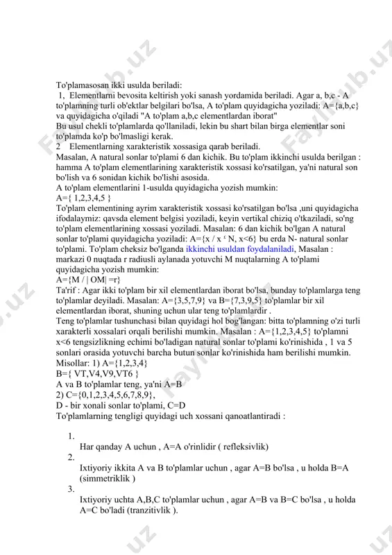 ohalarda funktsiyalarning o'sish sur'atlarini tushunish va taqqoslashda qo'llaniladi. image1.png image2.png