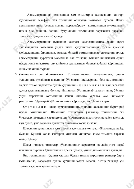 м.: academia, 2003. 5. горина г.с. моделирование форм одежды – м.: легкая и пищевая промышленность, 1981. 6. художественное конструирование. проектирование и моделирование промышленных изделий – м.: высшая школа, 1986. 7. борисоглебский г.б. эстетика и стандарт – м.: издательство стандартов, 1990. 8. казаринова в.и. красота, вкус и экономика – м.: экономика, 1985. 9. рытвинская л.б., смородина и.г. проектирование и производство головных уборов – м.: легпромбытиздат, 1987. 10. художественное оформление текстильных изделий – м.: легпромбытиздат, 1987. 11. мода журналлари. 12. www-mode.ru 13. stile.asra.ru 14. kroyka.ru 15. www. glamurneko.ru 16. htt : // nasebya.ru/womtns-fashion 17. sarafan.ru 18. osinka. ru 19. htt : // modellar.fashiontime.ru/