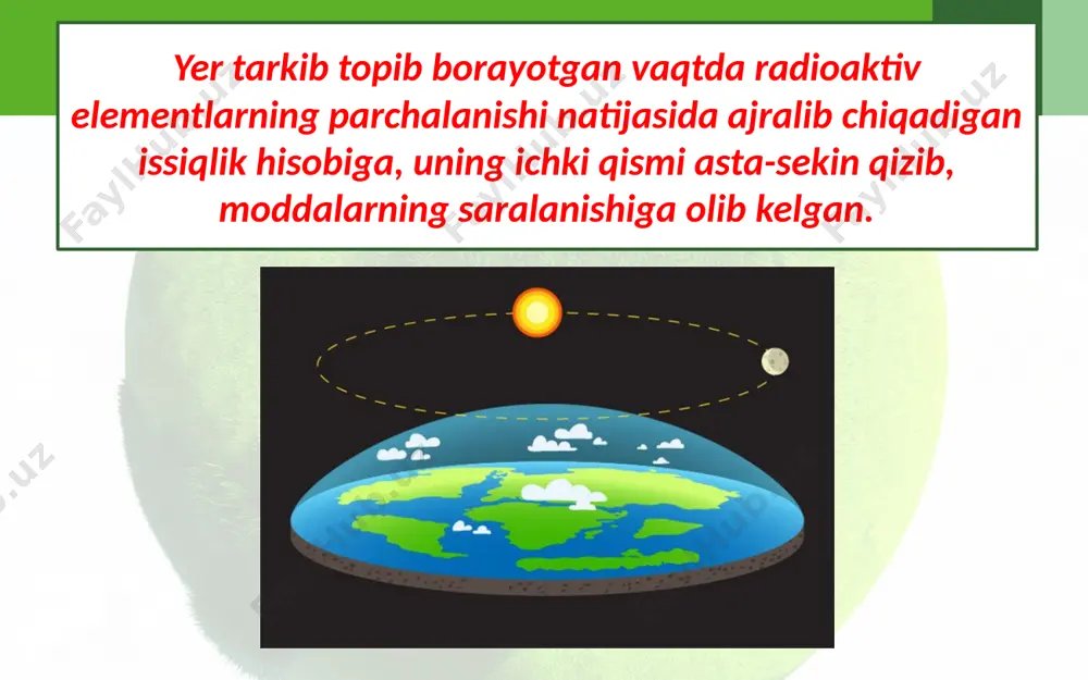 yer yuzi tabiatining rivojlanish tarixi. 10 - sinf - Page 5