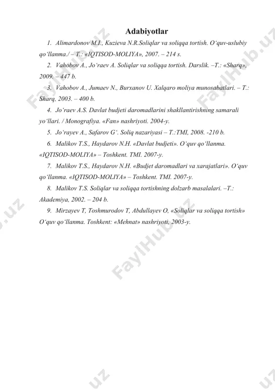 budjеt tashkilotlarida tovar-moddiy zaxiralarni invеntarlashdan o‘tkazish - Page 5