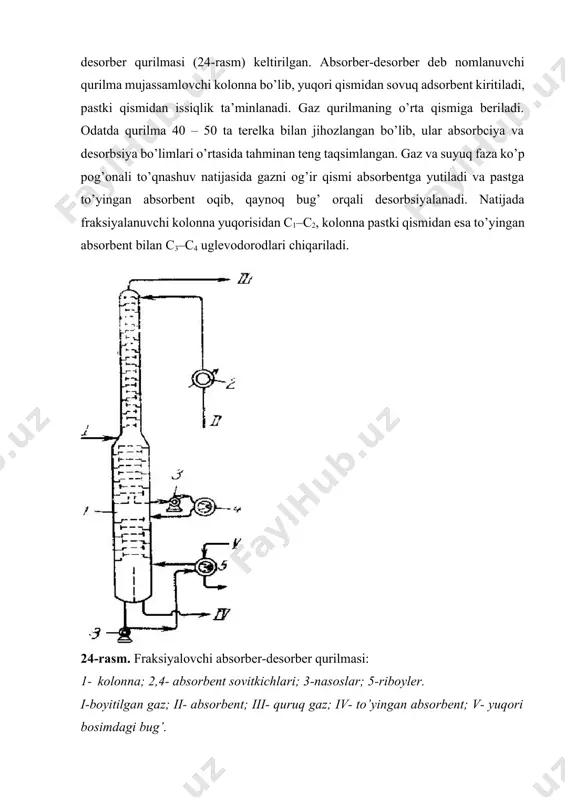 gazlarni komponentlarga ajratishni absorbsiya va rektifikatsiya usullari - Page 4