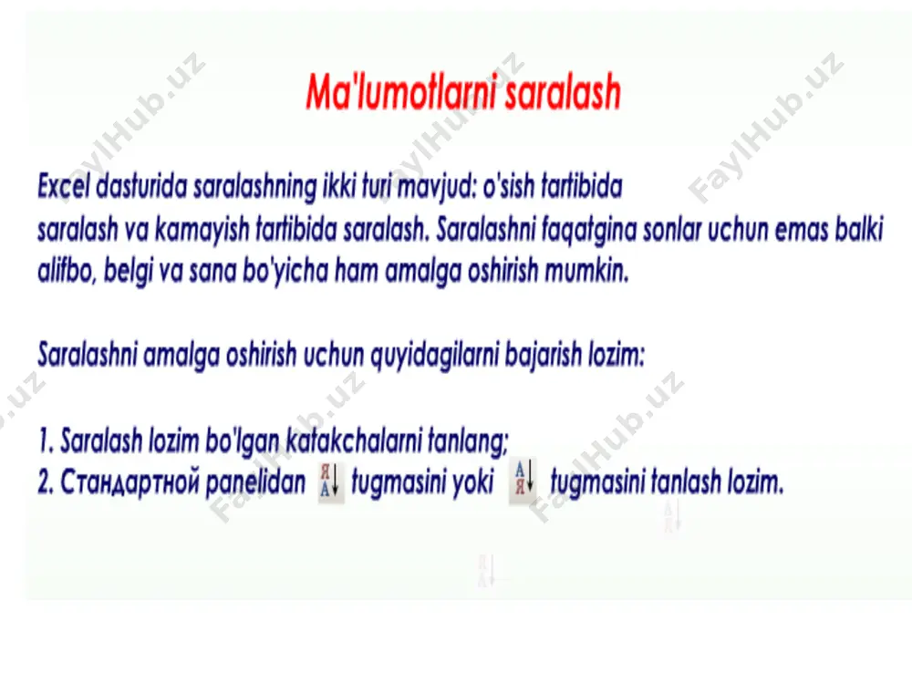ms excel дастурида ишлаш технологиялари - Page 2