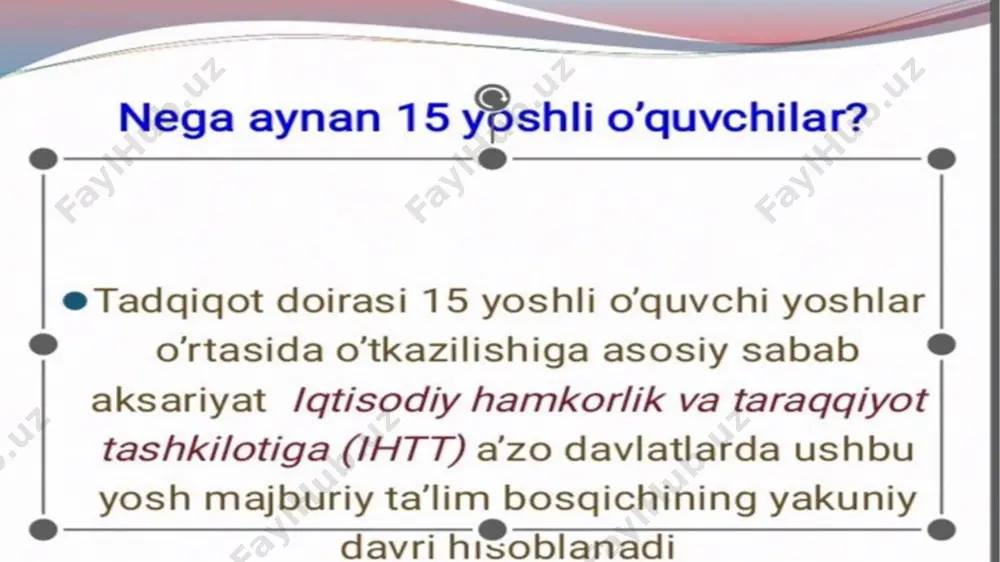 c xamir ko‘tariladi, chunki karbonat angidrid gazi hosil bo‘ladi. d xamir ko‘tariladi, chunki achish jarayonida suv bug‘ ga aylanadi. 2-savol bir necha soat o‘tib, xamir tayyor bo‘lgach, novvoy xamirni taro- zida tortib ko‘rdi va uning massasi kamayganini aniqladi. rasmda ko‘rsatilgan to‘rtta tajribaning boshlanishida xamirning massasi bir xil bo‘lgan. novvoy qaysi ikkita tajribaning natijalarini o‘zaro ta- qqoslab, xamirning massasi kamayishiga achitqilar sababchi ekanini aniqlashi zarur? 4-savol novvoy oshgan xamirdan non yasab, tandirga yopganda bug‘ va gaz pufakchalari kengayadi. nima sababdan gaz va bug‘ qizdirilganda kengayadi? a ularning molekulalari kattalashadi b ularning molekulalari tezroq harakatlanadi c ularning molekulalari soni ortadi d ularning molekulalari kamroq to‘qnashadi image1.png image2.jpeg image3.jpeg image4.jpeg image5.jpeg image6.jpeg image7.png image8.emf image9.jpeg image10.jpeg image11.emf image12.png image13.png image14.png image15.png image16.png /docprops/thumbnail.jpeg