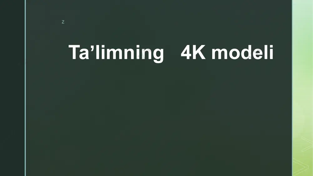 taʼlimning 4k modeli - Page 2