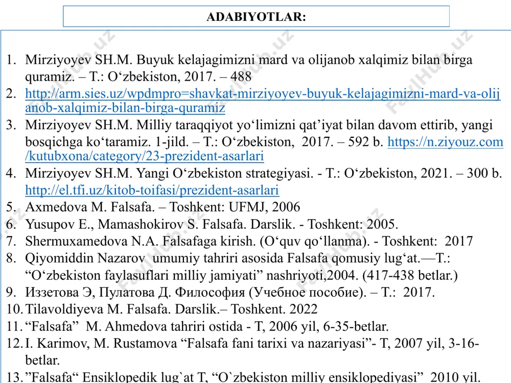 ni o’rganadigan qismi sifatida talqin qilgan. ko’p hollarda, dialektikaga qarama-qarshi deb talqin etiladigan metafizika olamdagi narsa va hodisalarni o’rganishda ularning muayyan vaqt davomida nisbatan o’zgarmasdan, alohida to’rgan holatiga diqqatni ko’proq qaratadigan usuldir. 15 sinergetika. hozirgi zamon fanida sinergetika metodi keng qo’llanilmoqda. sinergetika so’zi yunoncha ("sinergena") bo’lib, kelishuv, hamkorlik, o’zaro ta’sir kabi ma’nolarni anglatadi. german xakenning fikricha, sinergetika ko’p qismlardan iborat bo’lgan, o’zaro murakkab aloqadorlikdagi komponentlar tizimini o’rganadi. bu so’zni xaken hamkorliqdagi harakat bilib, butunning tizim sifatida aks etuvchi qismlarining kelishilgan faoliyati ma’nosida talqin qiladi. hozirgi davrda i. prigojinning sinergetika to’g’risidagi fikrlari ham ko’pchilikning e’tiborini tortmokda. sinergetika — olamning o’z-o’zini tashqil etishi, makon va zamonda narsa va voqealarning azaliy ketma-ketligi, o’zaro aloqadorligi, ularning muayyan tizimlardan iborat sababiy bog’lanishlar asosida mavjudligini e’tirof etishga asoslangan ilmiy qarashlar majmuidir. bu ta’limotni dialektika asosida shakllangan va uni to’ldiradigan ilmiy qarashlar majmuasi deydiganlar ham bor. ularga qarshi o’laroq, dialektika endi kerak emas, uni sinergetika bilan almashtirish …