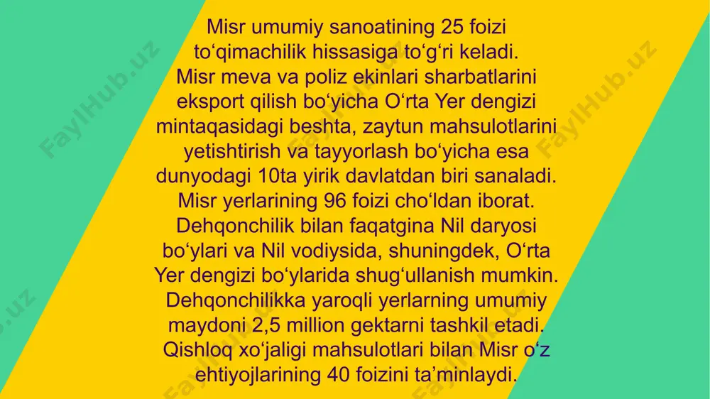 misr iqtisodiyoti - Page 5