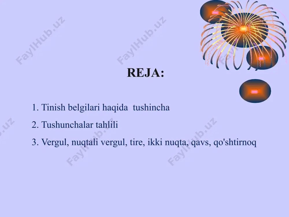 h belgilarining sintaksis bilan qanday aloqasi bor? 3. 225-mashq.tushirib qoldirilgan tinish belgilarini o’rniga qo’yib,matnni ko’chiring. aytgil, do’stim, nima qildik vatan uchun? boshing egib, ta’zim ayla, shukrona ayt, seni guldek erkalagan chaman uchun. osmonlarda yurgan bo’lsang, tuproqqa qayt, aytgil, do’stim, nima qildik vatan uchun? (iqbol mirzo) 13 13 foydalanilgan adabiyotlar 1. s.inomho`jayev, a.zunnunov. ifodali o`qish asoslari. t., ―o`qituvchi 2. t.qudratov. nutq madaniyati asoslari. t., o`qituvchi 3. bahrombek abdujalil o`g`li. badiiy o`qish sirlari. andijon, 4. n.mahmudov. o’qituvchi nutqi madaniyati. t.: alisher navoiy nomidagi o’zbekiston milliy kutubxonasi nashriyoti, 2009 e’tiboringiz uchun rahmat. image1.jpeg image2.jpeg image3.png image4.png image5.jpeg image6.jpeg /docprops/thumbnail.jpeg