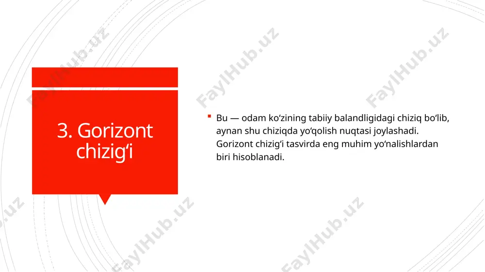 "ko‘rish maydondagi to‘g‘ri chiziq perspektivasi" - Page 5