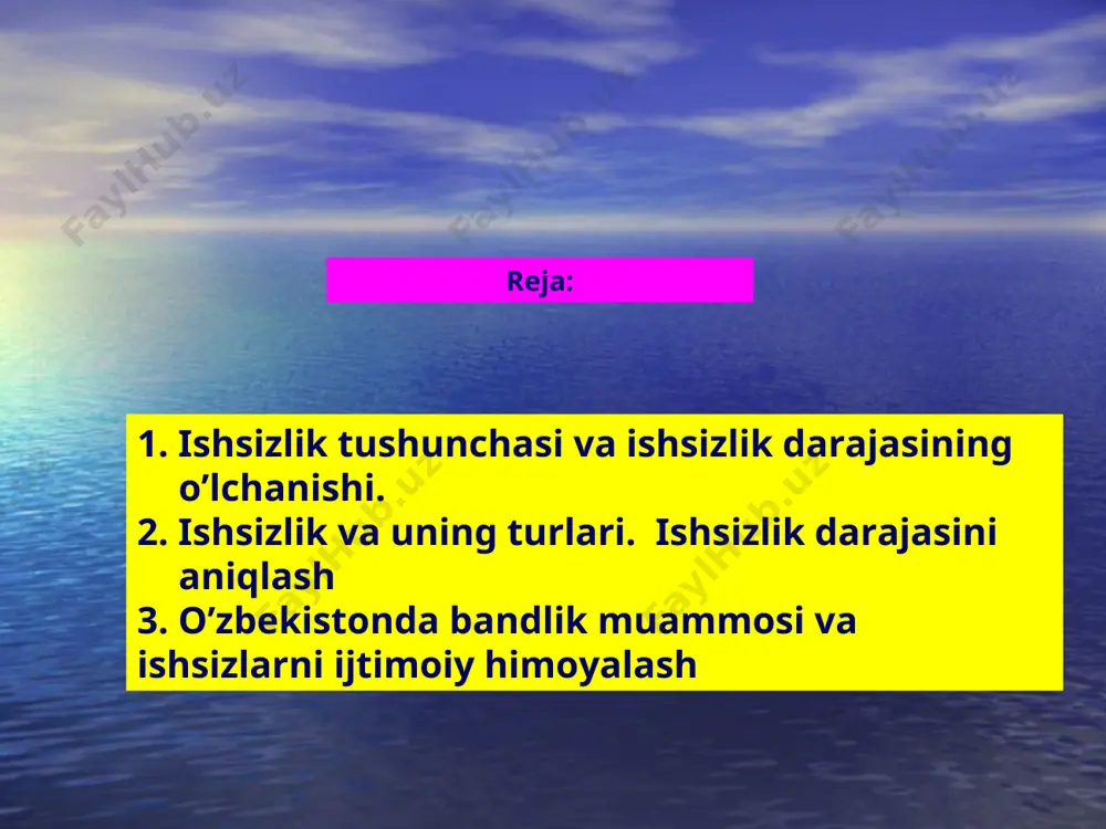 tunlay xalos bo'lishning iloji yo'q. mamlakatda friksion va tarkibiy ishsizlik turlarining bo'lishi iqtisodiyotda katta o'zgarishlarga olib kelmaydi va jamiyat uchun qaysidir ma'noda tabiiy holat hisoblanadi. mamlakatda faqat friksion va tarkibiy ishsizlik mavjud bo'lgan holat to'la bandlik deb ataladi. bu holatdagi ishsizlik darajasi esa tabiiy ishsizlik darajasi deb yuritiladi. bir hisobda, mamlakatda tabiiy ishsizlikning bo'lgani ma'qul. ishsizlining tabiiy darajasi doimiy miqdor deb hisoblanmaydi. har bir mamlakatda friktsion va strukturaviy ishsizlik ko’lami iqtisodiy vaziyatning, me’yoriy huquqiy asoslarining aholi turmush tarzining o’zgarishiga bog’liq holda o’zgarib turadi. hozirgi vaqtda ishsizlikning tabiiy darajasi 6-7foiz atrofida qabul qilingan bo’lsada, biroq bu foizlar turli mamlakatlar bo’yicha tebranib turishi mumkin odatda, ishsizlikning haqiqiy darajasi uning tabiiy darajasidan yuqori va ishlab chiqarish quvvatlari to’liq ishlamaydi. qariyib, barcha mamlakatlarda iqtisodiy resurslardan to’liq foydalanmaslik holatlari mavjud. kamdan – kam paytlarda masalan, urush harakatlari ketayotgan davrda iqtisodiy resurslar shu jumladan ishchi kuchiga talabning keskin o’sib ketishi natijasida ular ishlab chiqarishga to’liq safarbar …