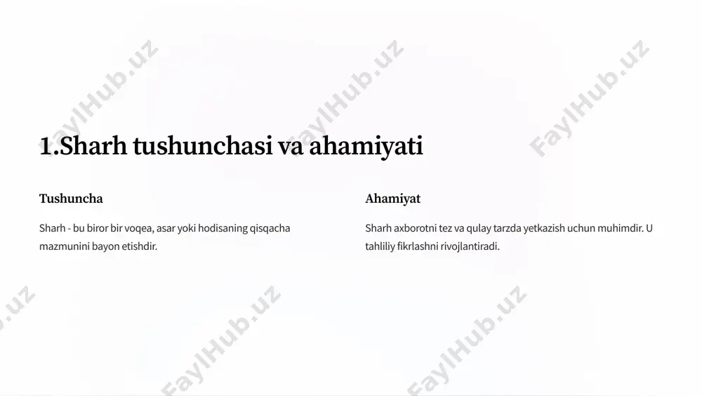 sharhning maqsadi va vazifalari - Page 3