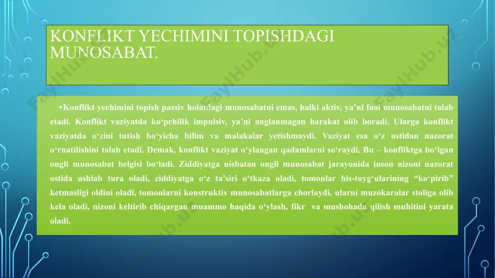 konfliktlarni boshqarish tartiblari va usullari - Page 4