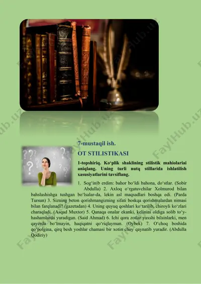 stilistik mahiolar — DOC