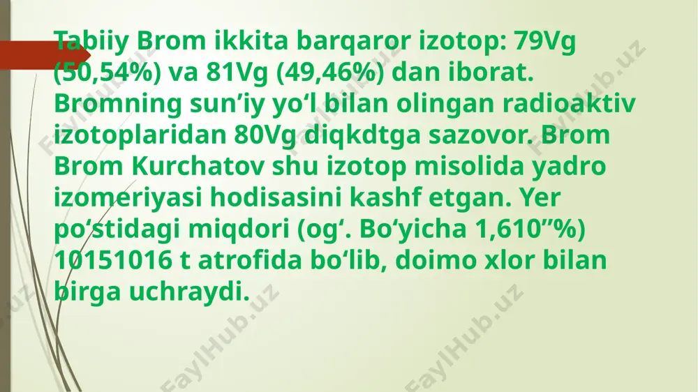 brom, yod va ularning xossalari, birikmalari - Page 4