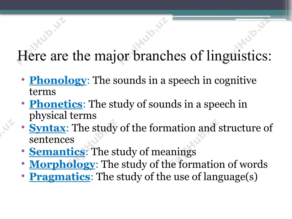 ntext, intentions, and presuppositions to understand communication beyond just the literal words used. the field of linguistics is vast and covers a range of different subfields. here are the main branches of linguistics: psycholinguistics: the psychological aspects of language & linguistics sociolinguistics: the study of the impact of society on language & linguistics applied linguistics: the study of real-life applications of linguistics computational linguistics: the study of spoken and written language in computations & programming comparative linguistics: the study of similar and dissimilar aspects of common-origin languages historical linguistics: the study of evolution and origins of languages stylistics: the study and interpretation of style and tones in languages sociolinguistics sociolinguistics is the branch of linguistics that deals with the social and cultural impacts on language. it studies what makes one dialect more “prestigious” than others and also what happens when two languages come together in a bilingual society. applied linguistics …