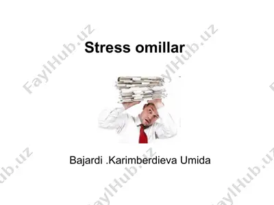 stress omillar — PPTX