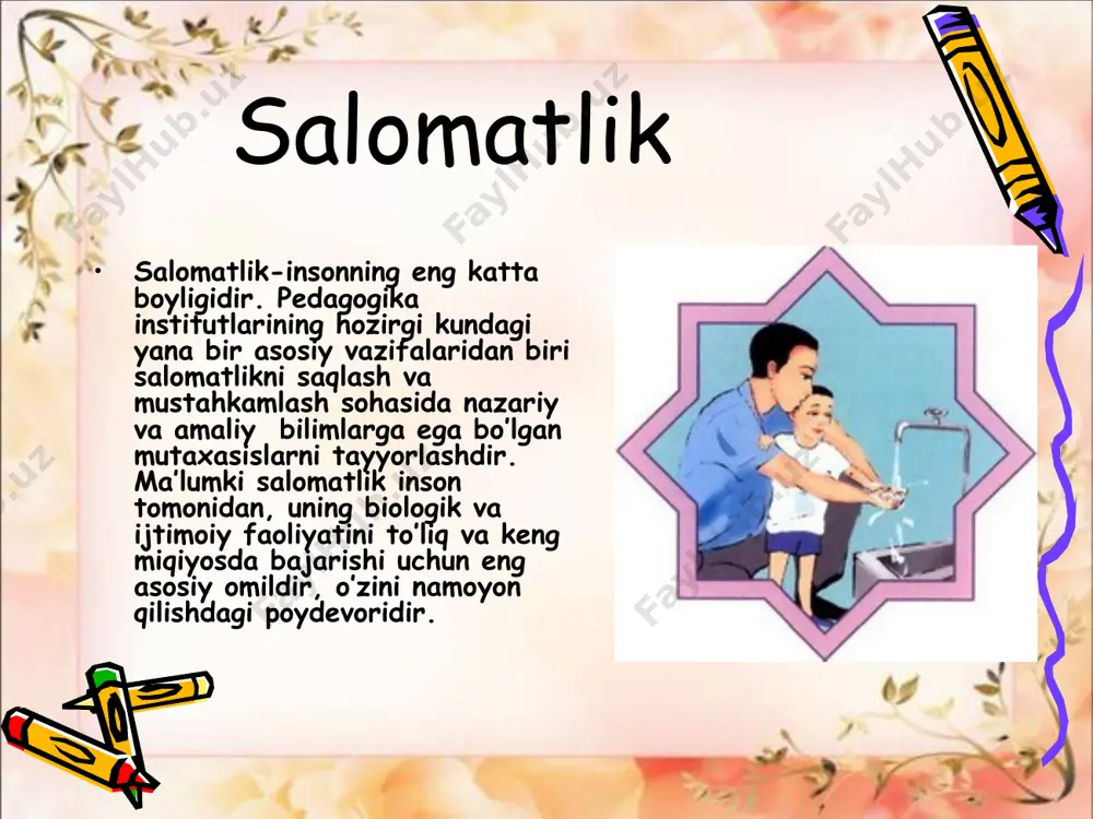 valeologiya inson salomatligi haqidagi fan - Page 5