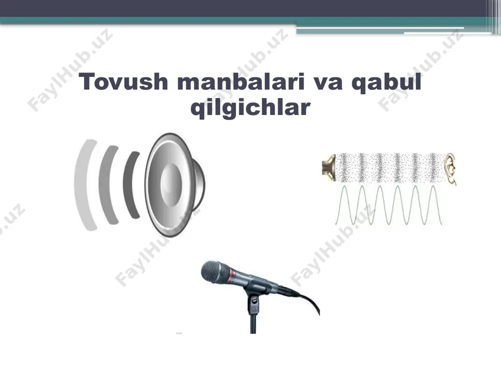 tovush manbalari va qabul qilgichlar - Page 2