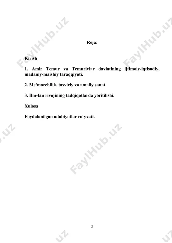 etildi. tarixiy haqiqatni tiklash jarayonida zamonaviy yondashuvni talab qiladigan dolzarb muammolar mavjud bo‘lib, ular qatoriga, davlatchiligimiz tarixida chuqur iz qoldirgan tarixiy shaxslarning hayoti va faoliyatini tadqiq etish muhim ahamiyatga egadir. shunday shaxslardan biri sohibqiron amir temur bo‘lib, "tengsiz azmu shijoat, mardlik va donishmandlik ramzi bo‘lgan bu mumtoz siymo buyuk saltanat barpo etib, davlatchilik borasida o‘zidan ham amaliy, ham nazariy meros qoldirdi, ilmu fan, madaniyat bunyodkorlik, din va ma’naviyat rivojiga keng yo‘l ochdi"[footnoteref:3]. [3: каримов и.а. юксак маънавият - енгилмас куч. - т.: маънавият, 2008. - б. 44-45.] mustaqillikning dastlabki yillaridayoq o‘zbekiston respublikasi birinchi prezidenti i.a. karimov amir temur nomini tiklash va abadiylashtirish masalalariga katta e’tibor qaratdi. bu yillar uning shaxsi va tarixini qayta tiklash yillari bo‘ldi. amir temur tavalludining 660 yilligini nishonlash va 1996 yilni "amir temur yili" deb e’lon qilish to‘g’risida, "temuriylar tarixi" davlat muzeyini tashkil etish to‘g’risida", "amir temur ordenini ta’sis etish to‘g’risida" kabi qator farmon va qarorlar, …