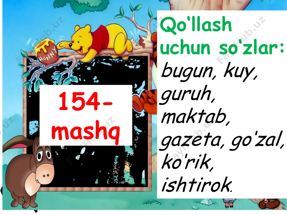 g va k undoshlarining talaffuzi va imlosi 5-sinf - Page 5