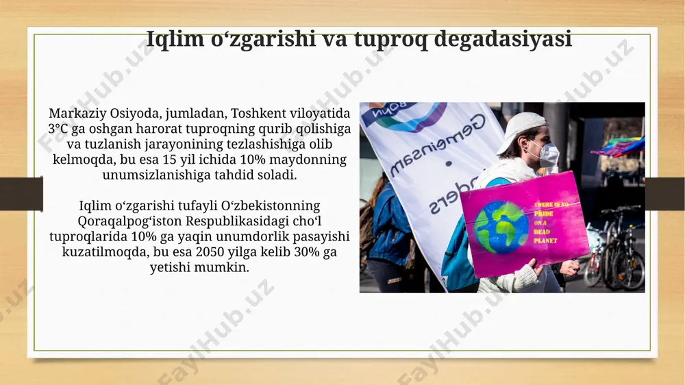 tuproq hosil bo‘lishida iqlim va relyefning o‘rni - Page 5