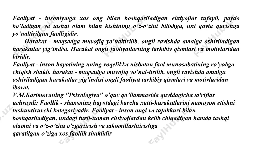 faoliyat va uning turlari - Page 3