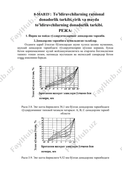to'ldiruvchilаrning rаtsiоnаl dоnаdоrlik tаrkibi — DOCX