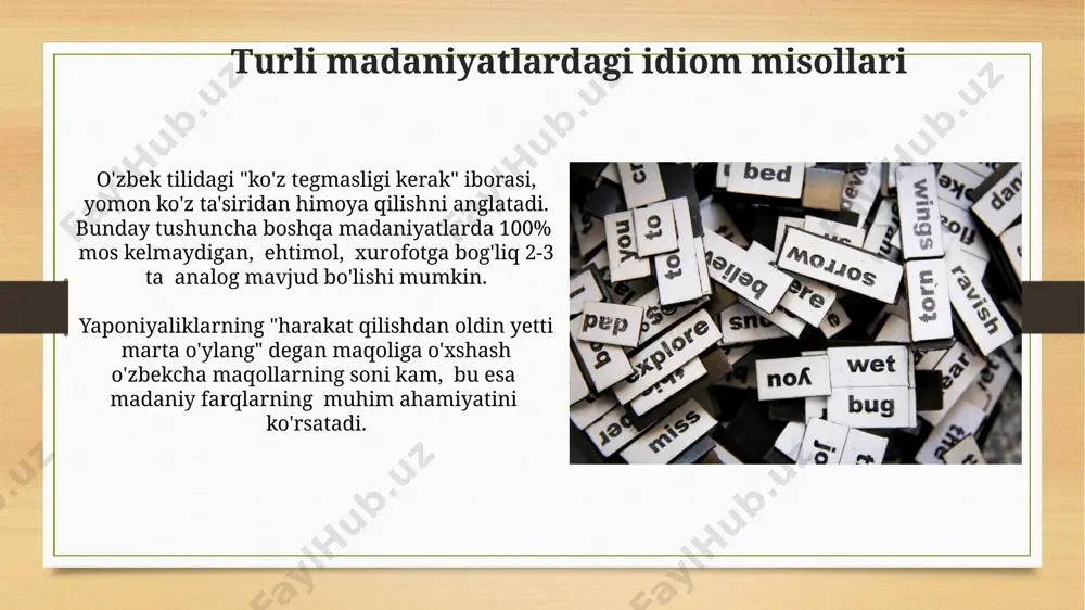 the usage of idioms in cross cultural communication - Page 5