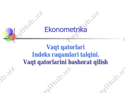 ekonometrika — PDF