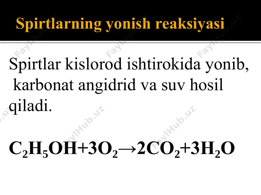 spirtlar va aldegidlar gaxos reaksiyalar - Page 3