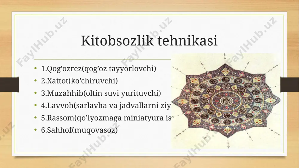 ga rahbar etib tayinlangan. keyinchalik bu joy oʻz davrining badiiy akademyyasiga aylanadi. uni mutaxassislar "nigorxonayi behyud" yoki "behzod akademiyasi" deb ataganlar (qadimgi hirot minniatyura moktabi). oʻzbekiston prezidenta islom karimovning farmoni (1997 y. 23 yanvar)ga binoan kamoliddin behzod nomidagi davlat mukofoti taʼsis etildi; milliy rassomlik va dizayn institutita behzod nomi berildi. oʻzr vazirlar mahkamasining qarori (1997 yil 23 dekabr)ga binoan, toshkent, samarqand sh.larida va xorijiy mamlakatlarda yunesko homiyligida behzod tavalludining 545 yilligi keng nishonlandi (2000 y. noyabr), uning va izdoshlarining ijodini oʻrganish, merosiga oid ashyolarni toʻplashga hamda toshkent shahrida behzod nomidagi memorial bogʻ barpo etishga kirishildi. 2000 yil 23 noyabrda toshkentda temuriylar tarixi davlat muzeyida behzodga bagʻishlab buyuk britaniya, turkiya, hindiston, ozarbayjon, tojikiston va oʻzbekiston sanʼatshunos olimlari ishtirokida xalqaro ilmiy konferensiya oʻtkazildi. yubiley munosabati bilan behzod hayoti va ijodiga bagʻishlangan bir qancha tadbirlar amalga oshirildi. jumladan, "kamoliddin behzod" hujjatli filmi yaratildi (2 qismli, 2000). muhammad shayboniyxon qalami tekkan surat sultonali mashhadiyning …