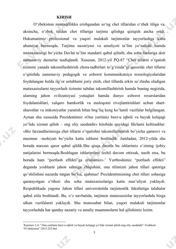 susiyatlari haqida, s.jamolovning (1961) “boburnoma tilining mifologiyasiga doir” (1954) g.f.blagovaning dissertatsiaylari, h.nazarovaning bir qator ilmiy maqolalari, “zahriddin muhammad bobur asarlari uchun lug‘at” (1972) kitobi, “bobur va o‘zbek adabiy tili” risolasi (1972)va boshqalarning ilmiy-ommabop asarlari yuzaga keldi. ayniqsa sharqshunos olima s.azimjonovaning 1977 yilda moskvada “наука” nashriyotida chop etilgan “государства бабура в кабуле и в индии” nomli kitobi o‘zining daliliy manbalarga boyligi va ilmiy qimmati bilan ahamiyatlidir. “boburnoma”ning jahon adabiyotida tutgan o‘rnini belgilashda, xorijiy tllardagi tarjimalarni tahlil qilishda tarjimon olimlar g‘.salomov, n.komilov, n.otajonovlarning monografiyarai va ilmiy maqolalari ahamiyatga molikdir. ana shunday qimmatli ishlar bilan bir qatorda oybekning “bobur” dostoni, primqul qodirovning “yulduzli tunlar” romani, barot boyqobilov va boshqalarning adabiy asarlari yuzaga keldi. akademik v.v.bartold aytganidek, “boburnoma” faqat siyosiy kurashlar hujjatigina bo’lib qolmasdan, xvi asrdayoq haqqoniy ravishda turkcha prozaning klassik asari deb tanilgan yodgorlikdir”. tarixchi olim g.elfinston boburning bu asari haqida shunday yozadi: “bu memuarlarda buyuk turk podshosining hayoti batafsil tasvirlangan, uning shaxsiy …