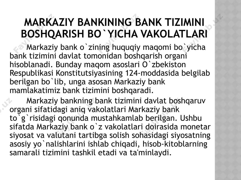 tijorat banklarining huquqiy asoslari - Page 5
