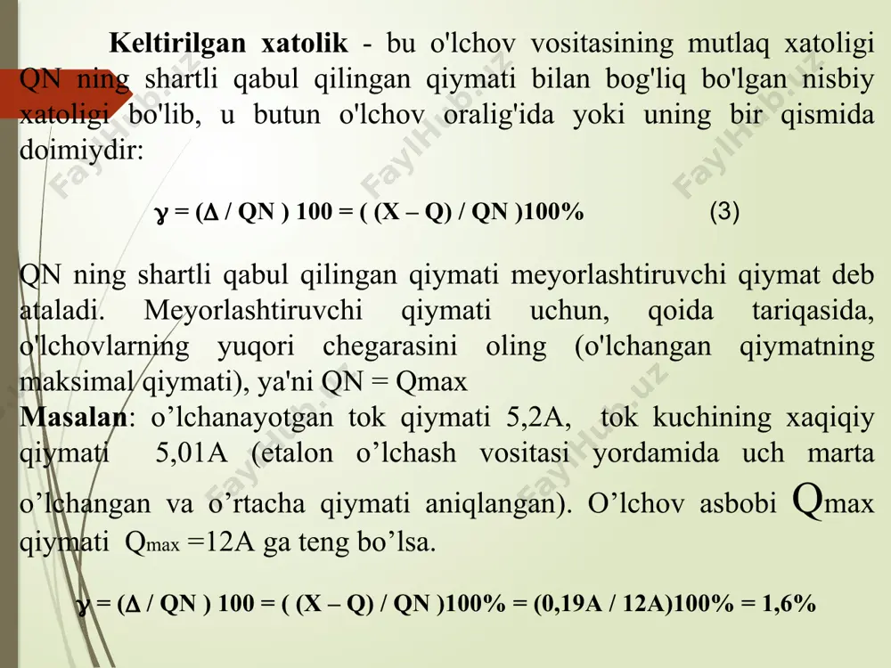 0,2 0,25 0,3 io’lch, a 0,4 0,11 0,12 0,21 0,24 0,25 u, v 0,35 0,4 0,45 0,5 uo’lch, v 0,31 0,41 0,43 0,49 14-variant i= 0,05 a 1…..5 a i, a 1 1,5 2 2,5 3 3,5 io’lch, a 0,9 1,41 2,12 2,51 2,04 3,45 u, v 4 4,5 5 uo’lch, v 4,01 4,41 5,03 15-variant i= 0,05 a 50…..200 a i, a 50 75 100 125 150 175 io’lch, a 50,4 75,11 100,12 125,21 149,24 175,25 u, v 200 uo’lch, v 200,01 16-variant i= 10 a 50…..150 a i, a 50 60 70 80 90 100 io’lch, a 50,4 60,01 69,82 79,91 90,24 100,25 u, v 110 120 130 140 150 uo’lch, v 109,91 119,7 129,8 140,02 150,1 17-variant i= 0,2 a 0…..4a i, a 2 2,2 2,4 2,6 2,8 3 io’lch, a 1,9 2,19 2,34 2,61 2,79 3,01 u, v 3,2 3,4 3,6 3,8 4 uo’lch, v 3,21 …