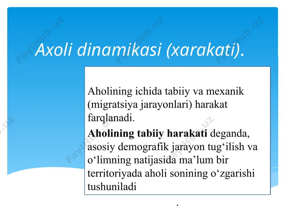 aholi orasida demografik jarayonlarni hisoblash usullari - Page 3