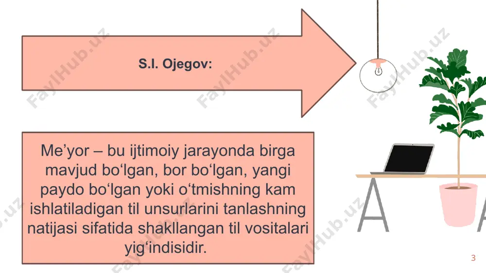 da, qisqa ifodalanishi; 4) muallif individualligining sezilmasligi; 5) emotsionallik, obrazlilikning bo`lmasligi; 6) atama, chizma, ramz va jadvallarning bo`lishi; 24 7) matnning siqiq sintaktik qurilmalardan tuzilishi; 8) adabiy til me’yorlariga qat’iy amal qilinishi; 9) fikrlarning mantiqiyligi va qat’iy tartibda bo`lishi; 10) ellipsis hodisasining bo`lmasligi (nazarda tutilgan birorta so`zning tushib qolishi); 11) turli xil tushunchalarni ifodalovchi otlarning ko`p ishlatilishi; 12) otlarni, asosan, birlikda ishlatish; 13) matnda fe’lning majhul nisbatidan foydalanish; 14) maxsus bog`lash uchun xizmat qiladigan so`z, so`z birikmalarining qo`llanishi. 25 26 publitsistika keng ma’noda ijtimoiy-siyosiy hayot masalalarini yoritadigan barcha turdagi asarlarni o`z ichiga oladi. bu uslub ham o`zining yozma va og`zaki ko`rinishlariga ega. publitsistik uslub. hayotning muhim ijtimoiy-siyosiy masalalariga bag`ishlangan bosh maqolalar, felyeton, murojaatnomalar, chaqiriqlar, deklaratsiyalar uslubning yozma turidagi asarlaridir. “ badiiy nutq uslubida til obraz, xarakter va manzaralar yaratish vositasi bo`lib xizmat qiladi. bu uslub o`zining obrazliligi bilan adabiy boshqa funktsional uslublaridan ajralib turadi. badiiy uslub badiiy nutq uslubi juda …