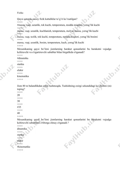 fizika darslik — DOCX