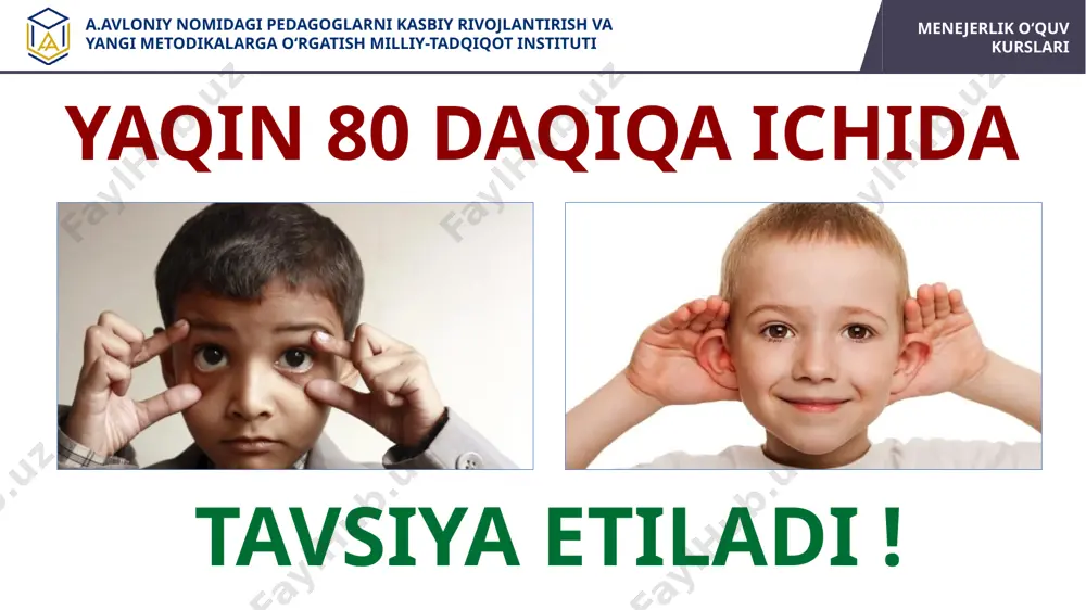 faoliyatini samarali boshqarish (natija) a.avloniy nomidagi pedagoglarni kasbiy rivojlantirish va yangi metodikalarga o‘rgatish milliy-tadqiqot instituti menejerlik o‘quv kurslari a.avloniy nomidagi pedagoglarni kasbiy rivojlantirish va yangi metodikalarga o‘rgatish milliy-tadqiqot instituti menejerlik o‘quv kurslari suratlar va bugungi mavzu orasida qanday bog‘liqlik bor? a.avloniy nomidagi pedagoglarni kasbiy rivojlantirish va yangi metodikalarga o‘rgatish milliy-tadqiqot instituti menejerlik o‘quv kurslari suratlarga nisbatan munosabatingizni mavzuga bog‘lagan holda ifodalang! a.avloniy nomidagi pedagoglarni kasbiy rivojlantirish va yangi metodikalarga o‘rgatish milliy-tadqiqot instituti menejerlik o‘quv kurslari baholash natijalarini tahlil qilishda swot-tahlil usulidan foydalanish mumkin. 1. eng dolzarb 10 ta muammoni ajratib olish 2. muammoni yuzaga keltirgan sabablarni aniqlash “top-10” strategiyasini qo‘llash algoritmi 3. muammoni hal etish bo‘yicha vazifalarni belgilash 4. vazifalarni amalga oshirish mexanizmini ishlab chiqish 5. vazifalarni amalga oshiruvchi mas’ullarni belgilash 6. vazifalarning bajarilganligini tahlil va nazorat qilish a.avloniy nomidagi pedagoglarni kasbiy rivojlantirish va yangi metodikalarga o‘rgatish milliy-tadqiqot instituti menejerlik o‘quv kurslari s – (specific) – aniq, mahsus m – …