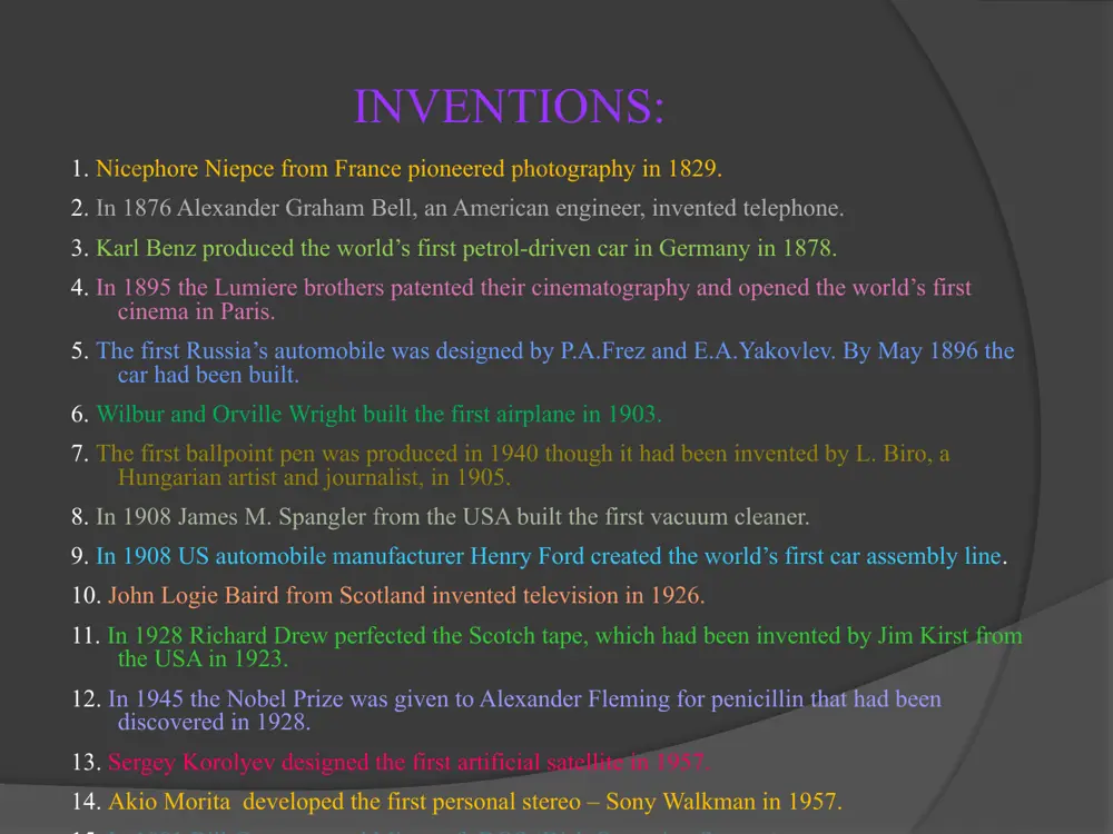 inventions and discoveries - Page 4