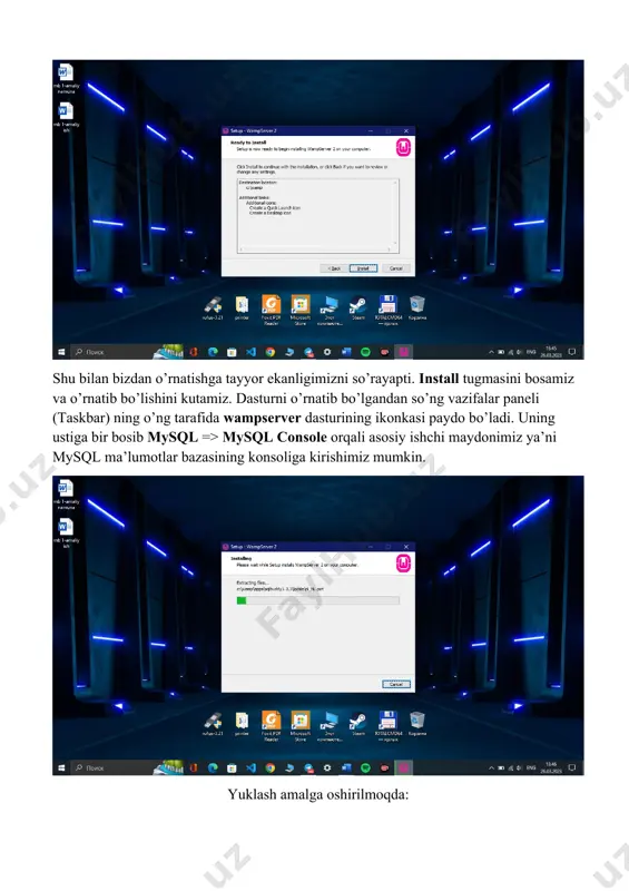 ma’lumotlar bazasi dasturlarini o‘rnatish va sozlash - Page 4