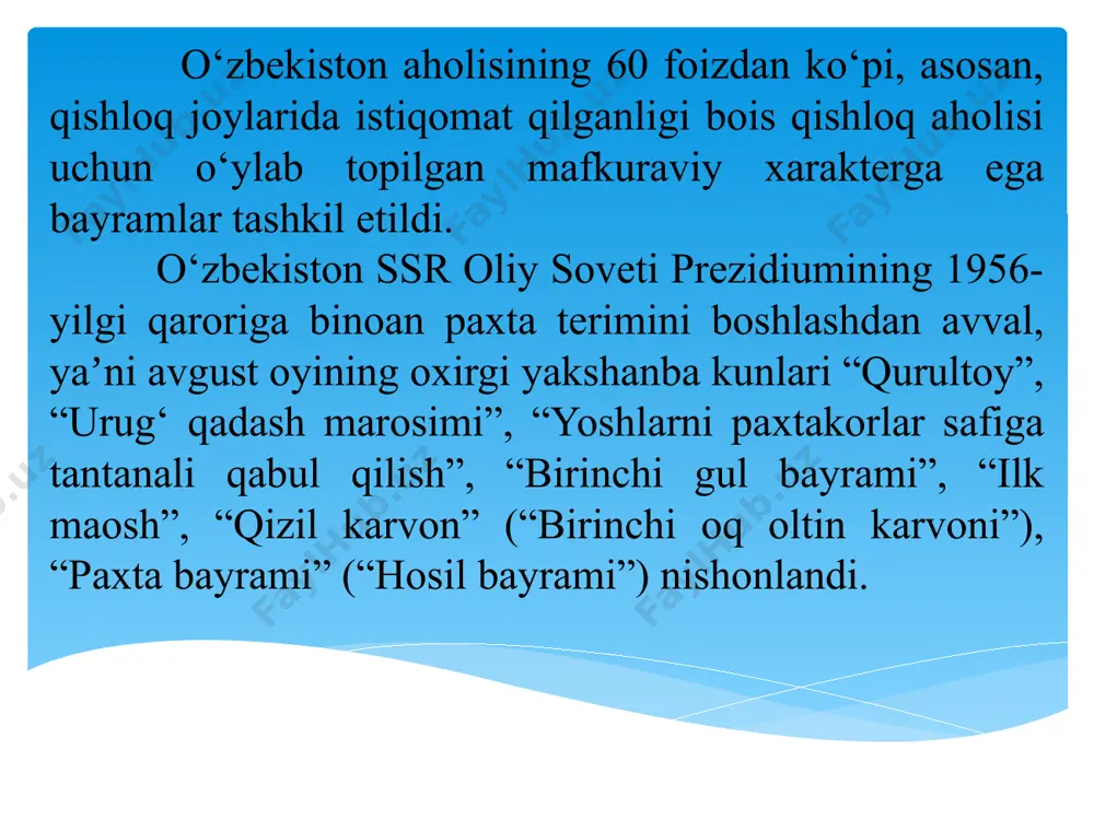 rakat qilindi. sssr kinematografiya davlat komitetining o‘rta osiyo bo‘yicha muharriri i.razdorskiy va а.medvedevlar o‘zbek xalqining boy madaniy turmushini, qolaversa, ichki dunyosini tushunmagan holda markaziy studiyalar qabul qilmagan o‘rtamiyona va bo‘sh ssenariylarni “o‘zbekfilm”ga muntazam jo‘natib turdilar. natijada n.rojkov, l.makarov, b.saakov, l.galiyev, ya.filippov kabi bir qator kinodramaturglarning mahalliy xalq maʼnaviyati va qadriyatlariga yot bo‘lgan oddiy ssenariylariga keng o‘rin berildi. o‘zbekiston kompartiyasi markaziy qo‘mitasining 1986-yil oktyabrda bo‘lib o‘tgan uchinchi plenumida yaqqol namoyon bo‘ldi. unda adabiyot, sanʼat va tarixni soxtalashtirish, milliy tarix va madaniyatni ilohiylashtirish avj olib ketganligi, tarixiy shahslarga baho berishda sinfiy yondashuv, ilmiylik, obʼyektivlik tamoyillariga eʼtibor berilmayotganligi keskin tanqid ostiga olindi. аyniqsa, voqea-hodisalarga baho berishda mafkuraviy manfaatlarning inkor etilayotganligiga urg‘u berildi. qayta qurishning birinchi bosqichi (1985-1986-yillar), asosan, maʼmuriy-tashkiliy tadbirlarning anʼanaviy usullarda olib borilishi bilan xarakterlanadi. 1986-yildan boshlab mamlakatning iqtisodiy ahvoli battar yomonlasha boshladi, 1987-yil yanvardan ishlab chiqarish surʼatlari keskin pasaya bordi, iqtisodiyotda inqirozli holat yuzaga keldi. qayta qurishning birinchi bosqichi shu tarzda …